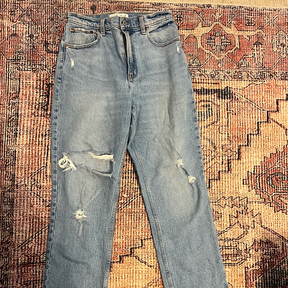 Abercrombie & Fitch 90s Straight Ultra High Rise Size 6 (Curve Love)